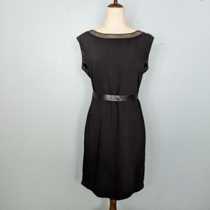 NWT T Tahari sleeveless black dress 10